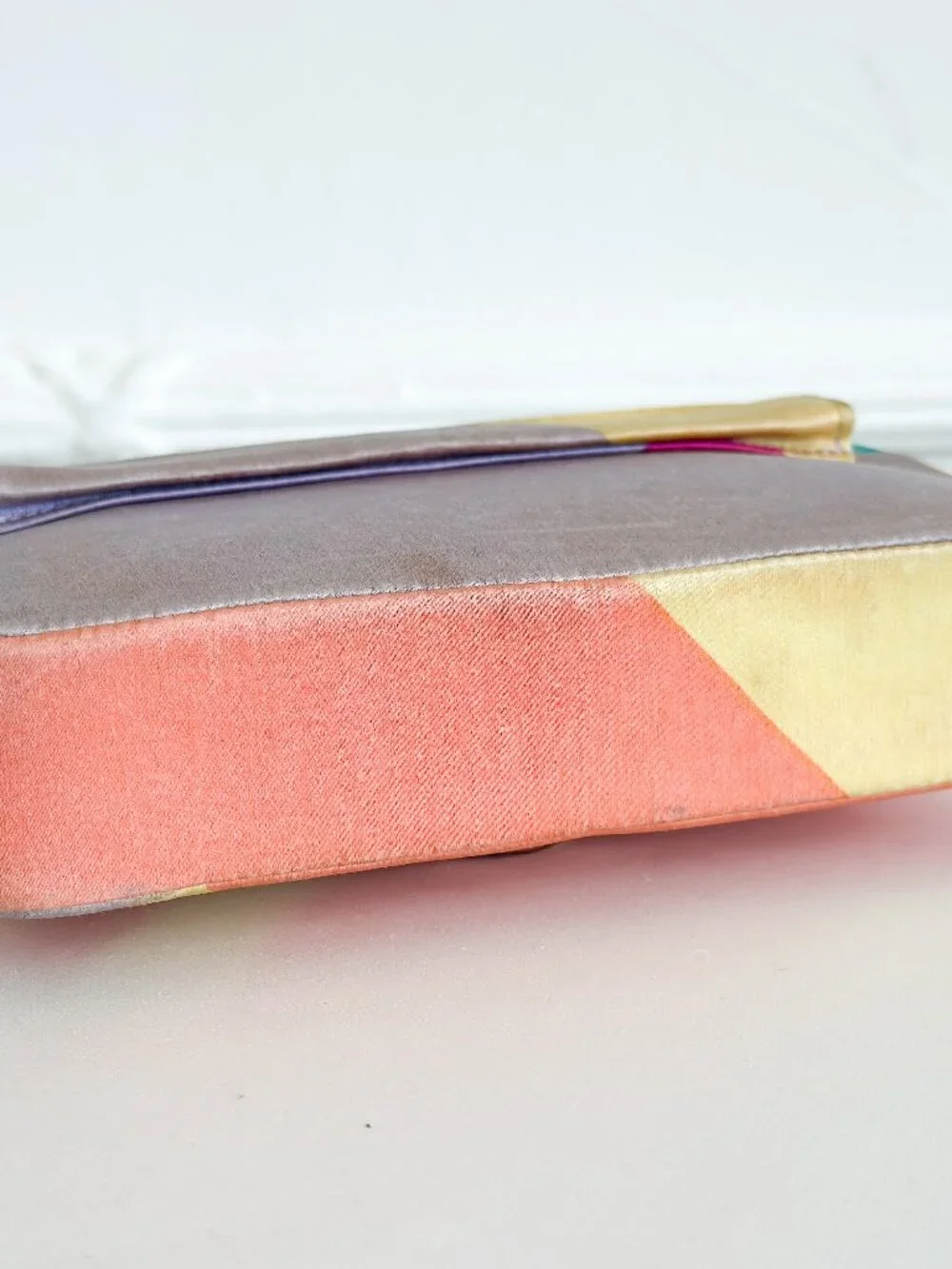 Chanel Mini Shoulder Bag Multicolored Satin Bag - Picture 5 of 16